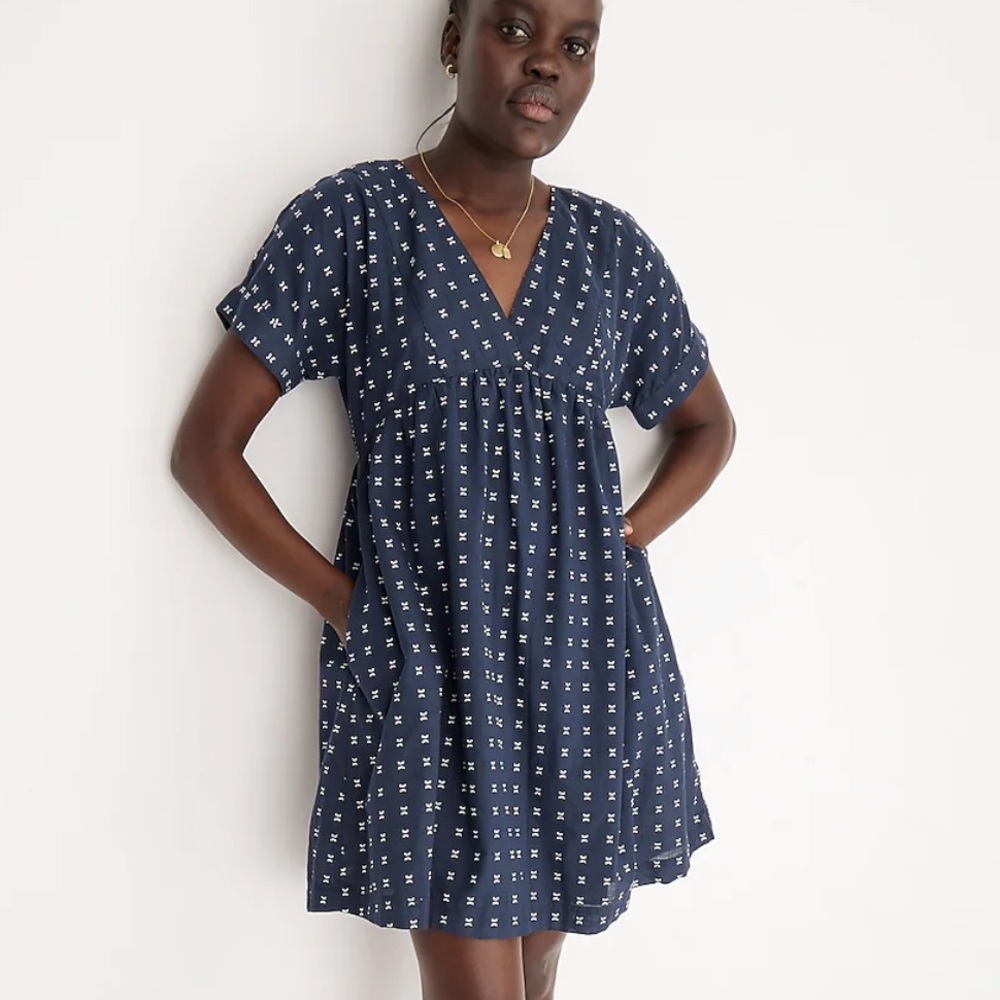 Madewell Navy Blue Mini Dress